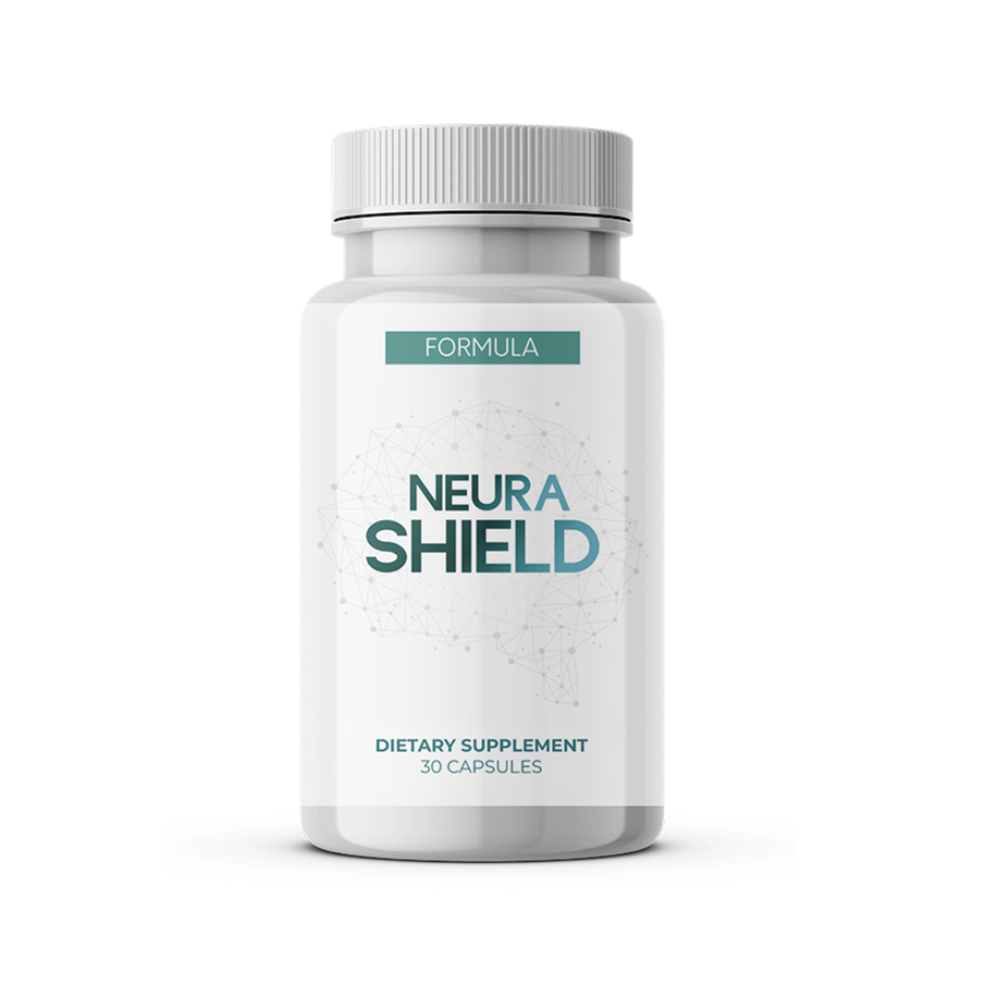 Neura Shield dietary supplement bottle on a white background