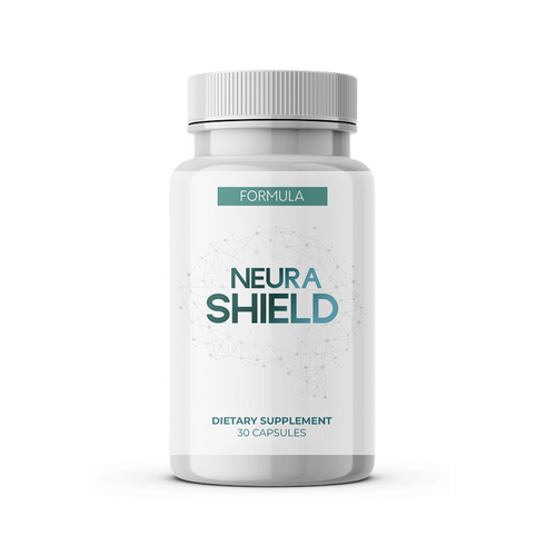 Neura Shield dietary supplement bottle on a white background